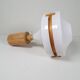 Mid-century modern table lamp in pine and acrylic, Sweden, 1970s