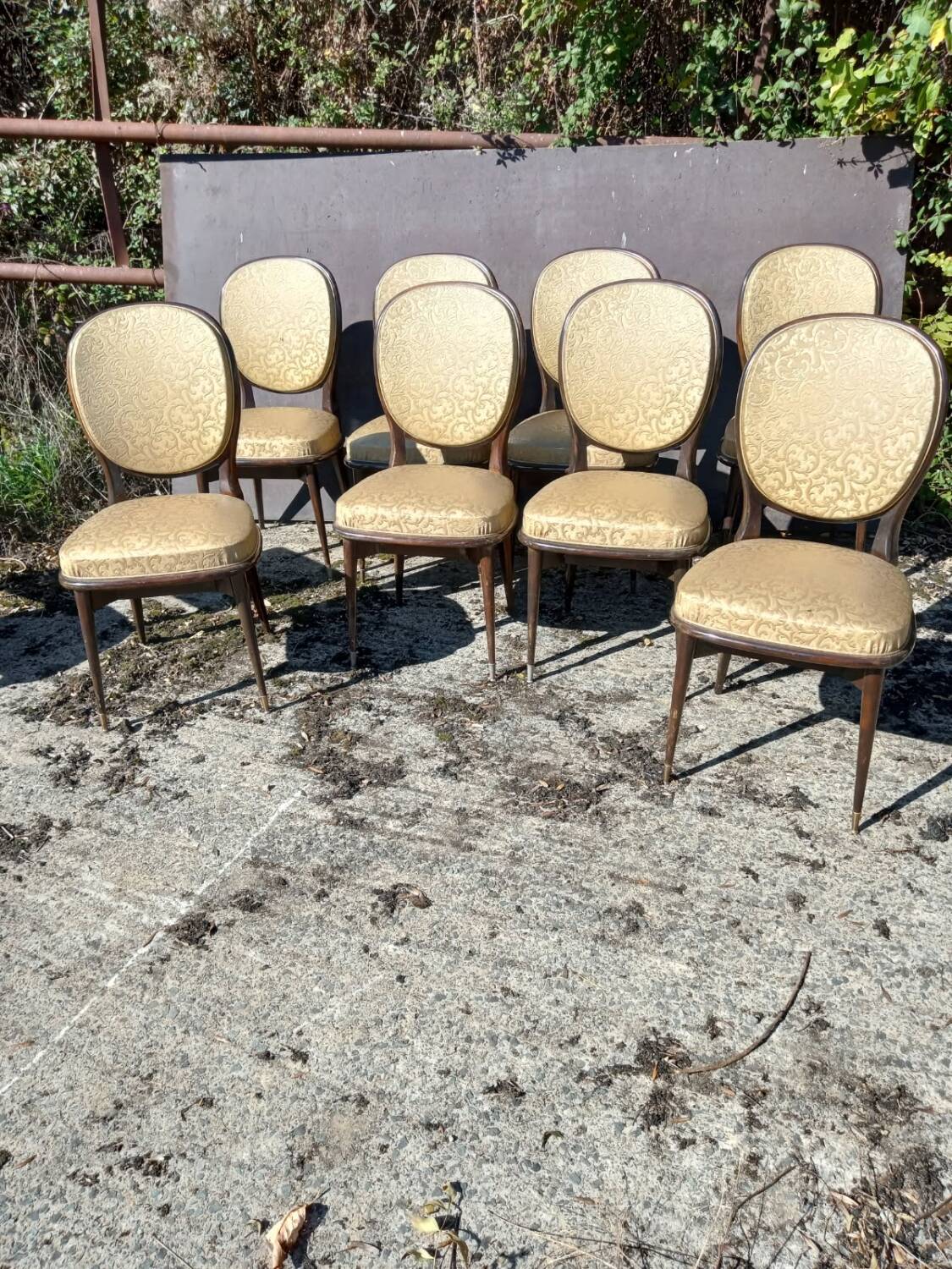 Set of 8 Louis XVI style chairs