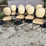 Set of 8 Louis XVI style chairs