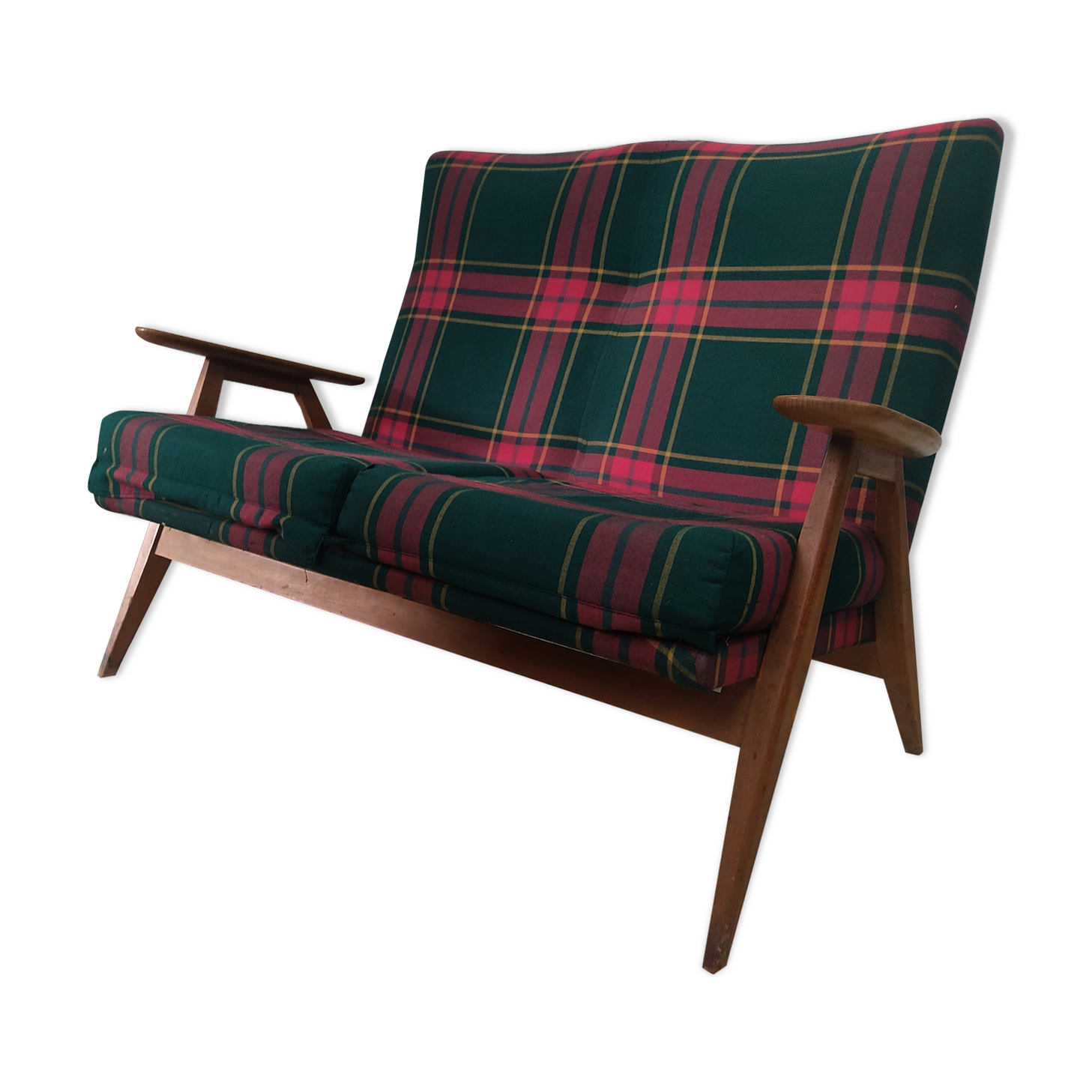 Scandinavian bench compass feet