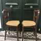 Pair of cane chairs
