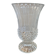 Large pedestal vase in crystal