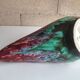 Large sculptural bowl Longwy Tourmalines, France, 1960s