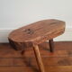 Vintage tripod stool low