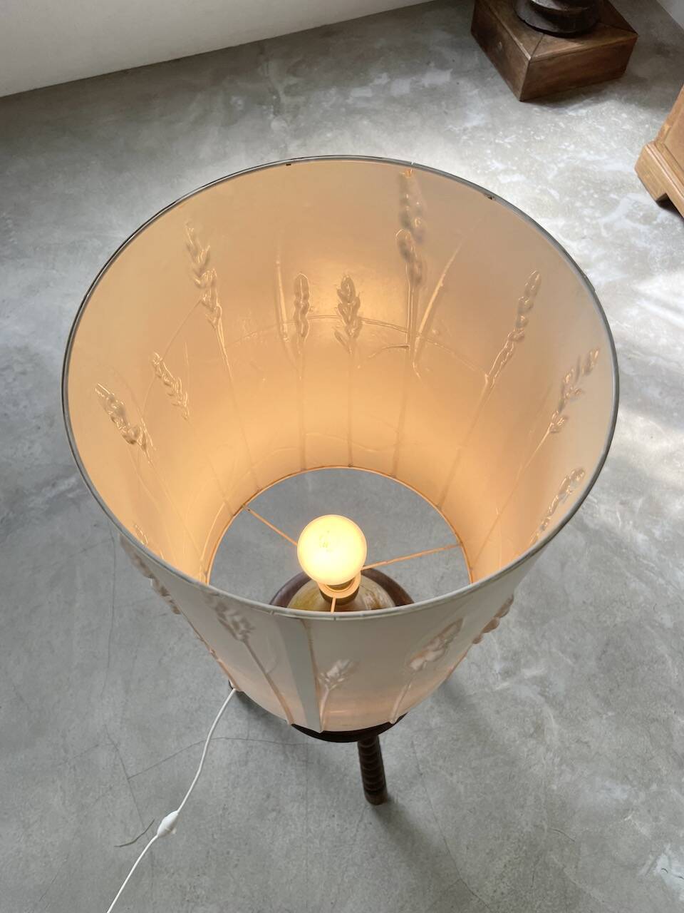 50s ceramic lamp Poteries du Marias