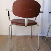 Set of 4 420-44 Strafor-Steelcase Vintage Armchairs
