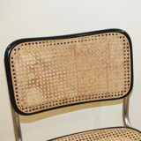 Cesca B32 black chair by Marcel Breuer