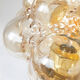 Amber Glass Bubble Applique by Helena Tynell, 1960s