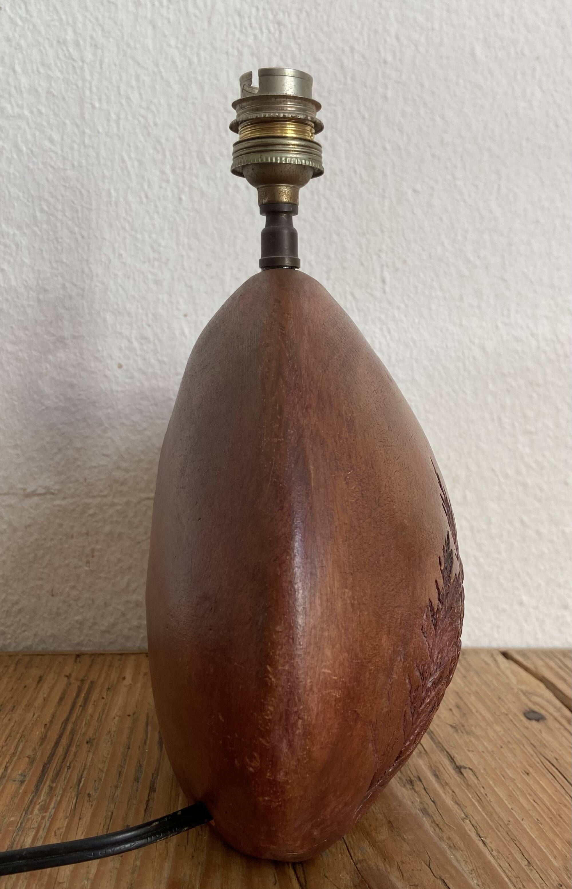 1960s ceramic lamp base