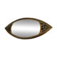 Antique gilded wooden mirror, shuttle shape - Maison Dannwolf, Strasbourg - F