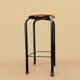 Vintage industrial stool in wood and metal