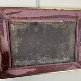 oil on panel "view of Paris from the Seine" circa 1860