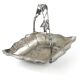 Art Nouveau basket, silver-plated brass, WMF, Germany, early 20th century