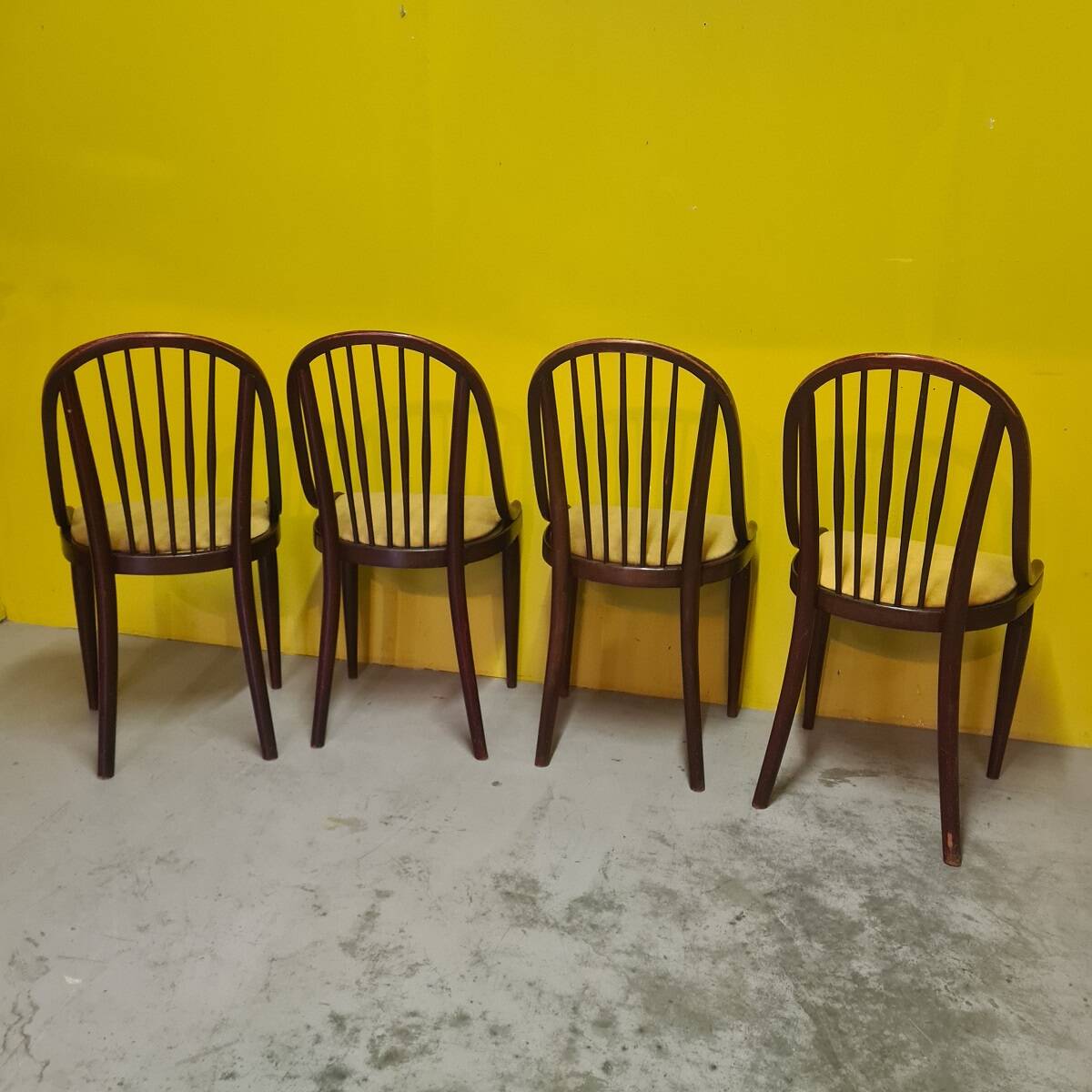 4 Thonet Art Deco Chairs Model A846 from around 1922