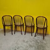 4 Thonet Art Deco Chairs Model A846 from around 1922