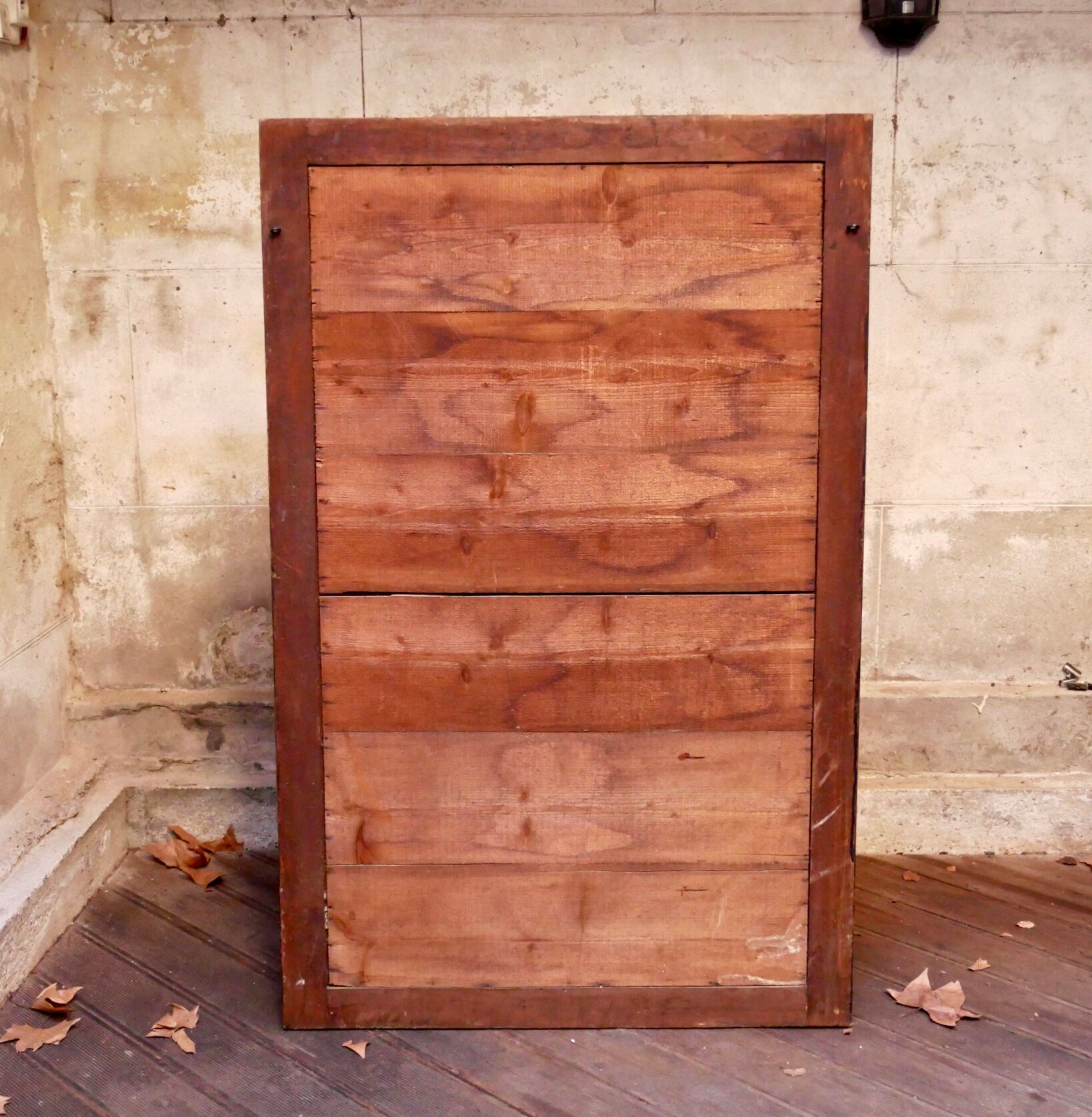 Carved wooden mirror 149x95cm