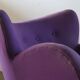 Vintage Danish 1930s club lounge chair, style of Fritz Hansen & Flemming Lassen