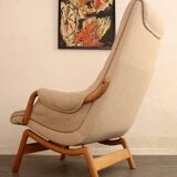 Danish vintage design armchair in oak