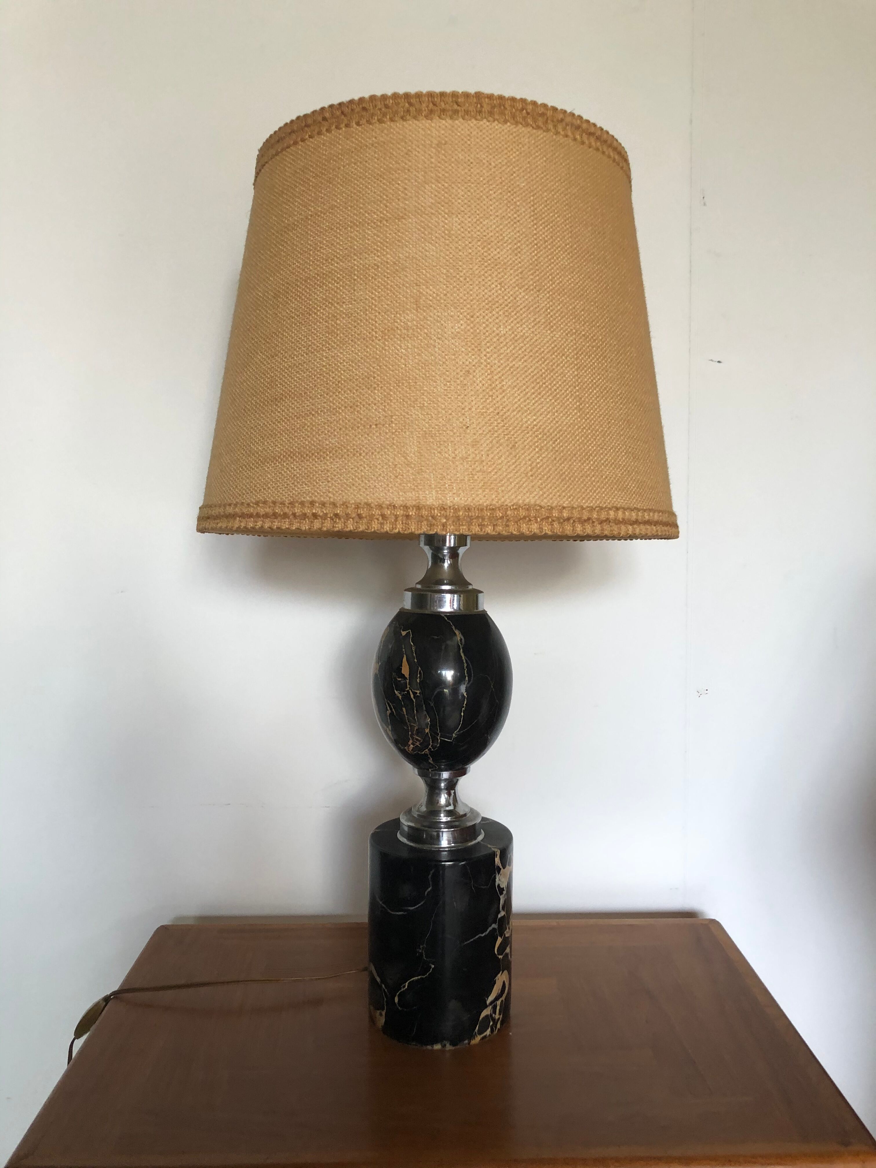 Marble lamp from the 1970s