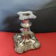 Silver candle holder