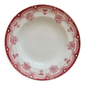 Shallow dish red iron clay Onnaing - Narcisse model