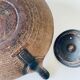 Ancient Japanese teapot in cast iron