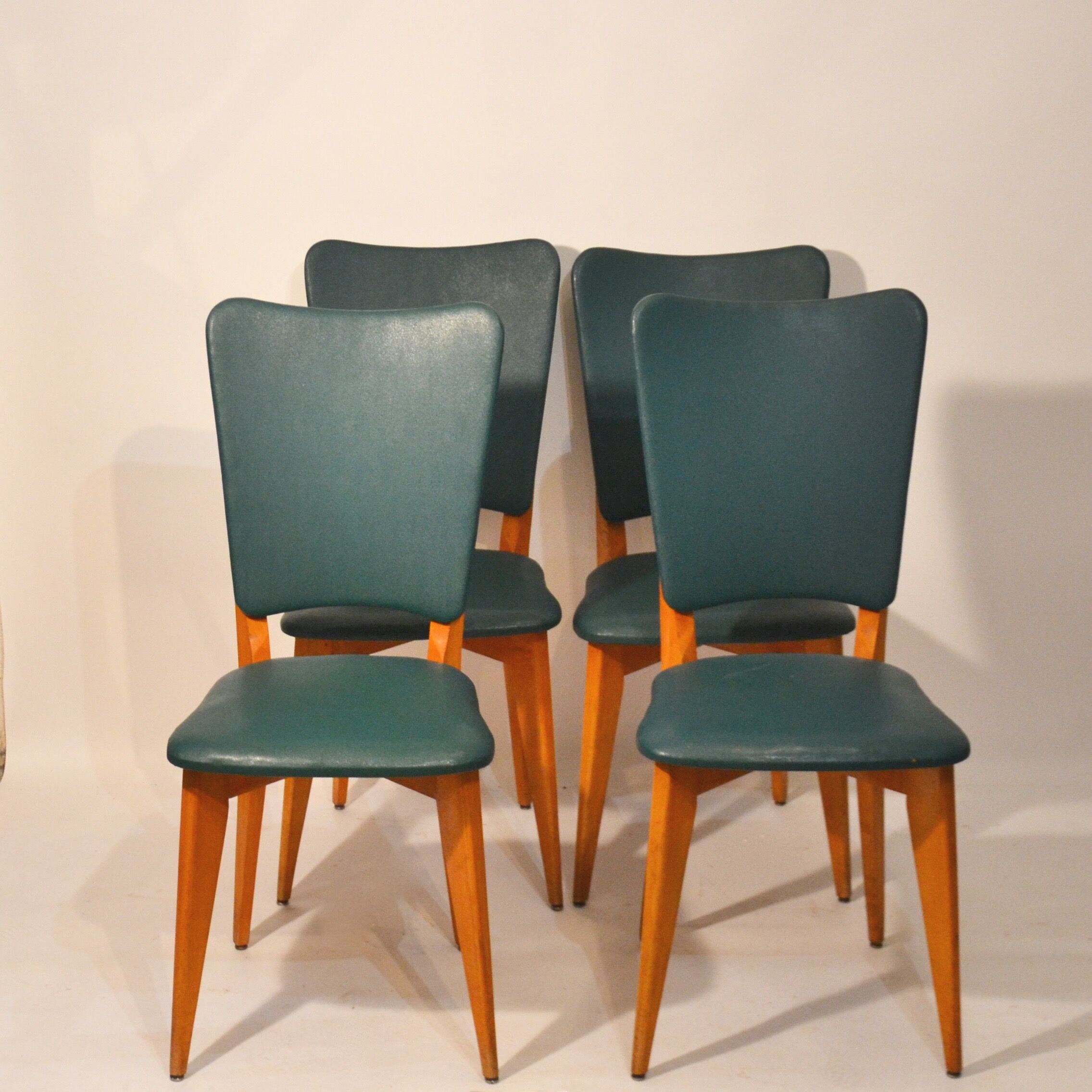Set of 4 chairs years 60