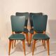 Set of 4 chairs years 60