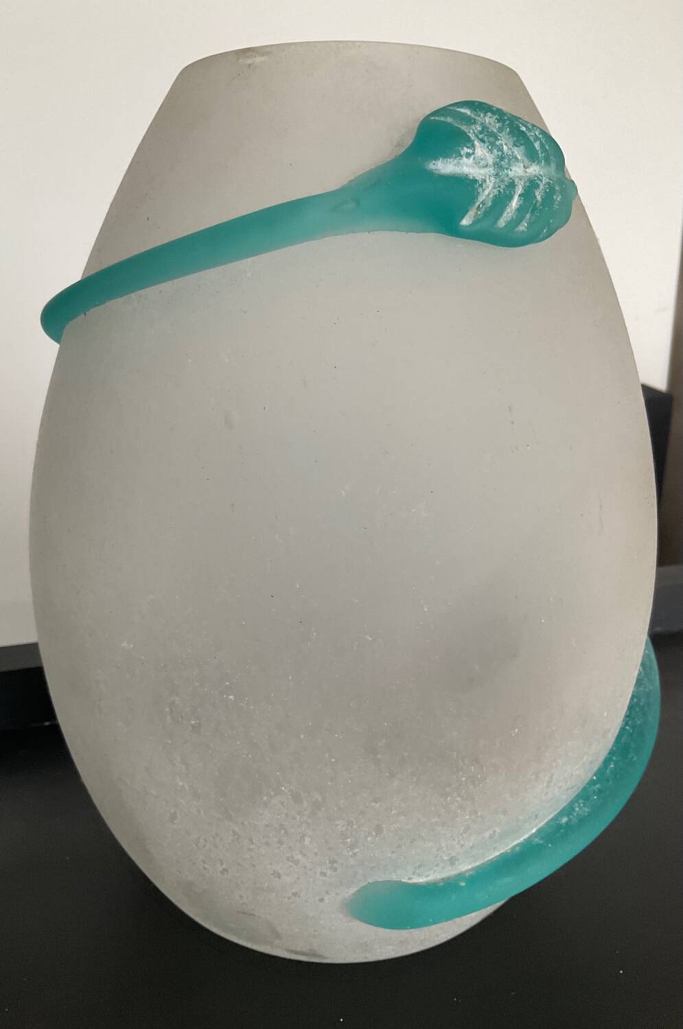 Vase « Scavo » pâte de verre Murano