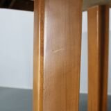 1970s Italian Extendable Dining Table in Maple Finish