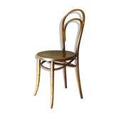 Chaise bistrot N° 14 assise bois par Cambier vers 1910