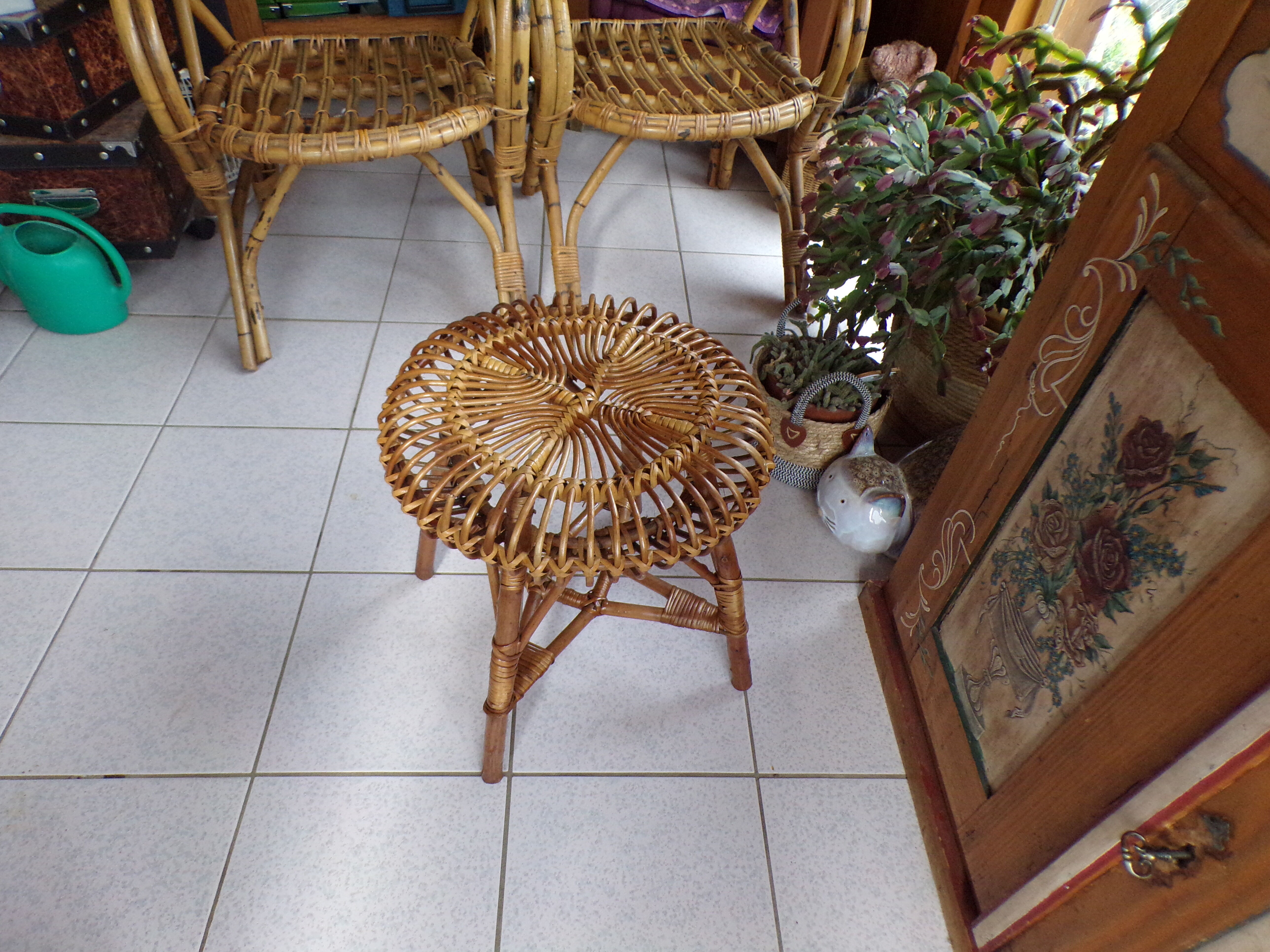 Bamboo stool