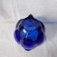 Blue glass vase