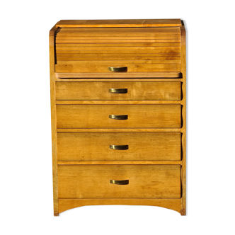 Secretary chest of drawers art deco style secretary
