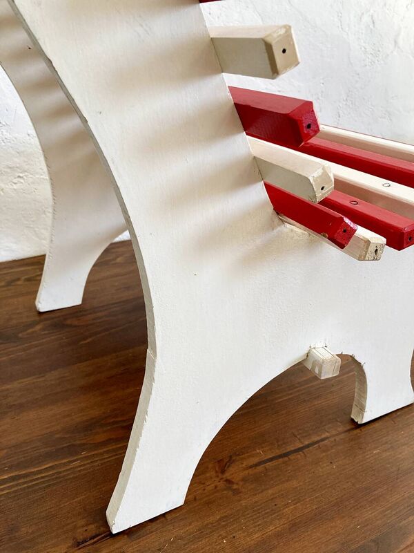 Banc pour enfants en bois
