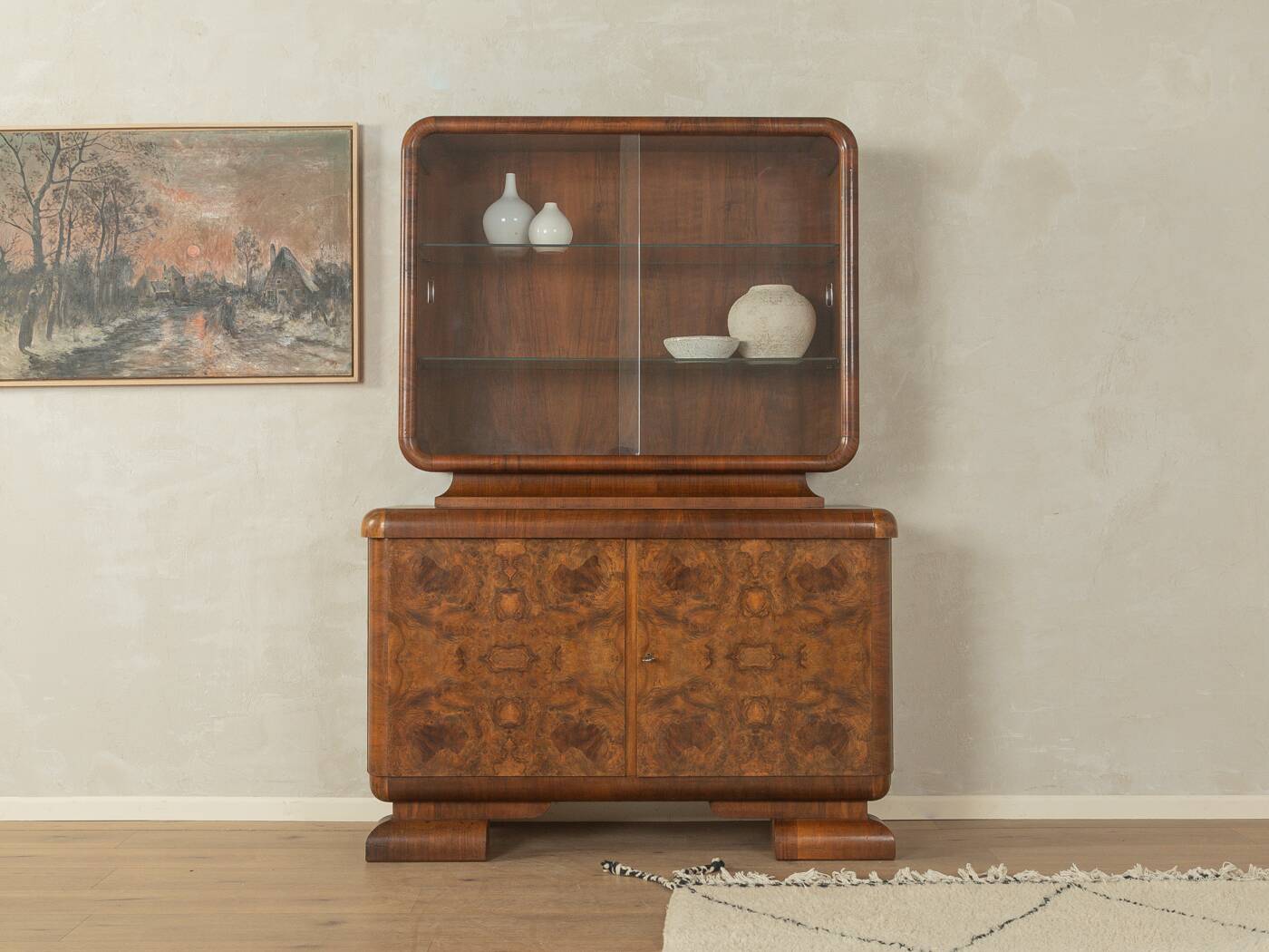 1920s Art Deco display cabinet
