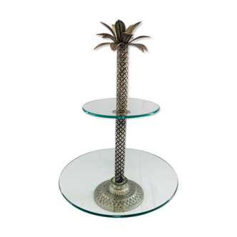 Vintage Palm tree cake stand