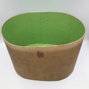 Vintage vintage wooden hat box 1850