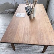 Farm table pitch pine 2 x 1 m from the 1950s
