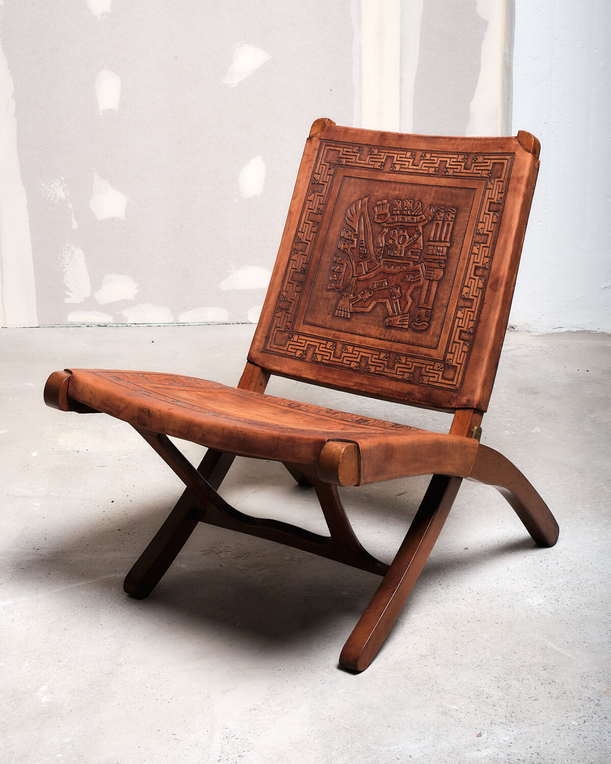 Set of 4 Angel’s Pazmino folding chairs, 1960’s