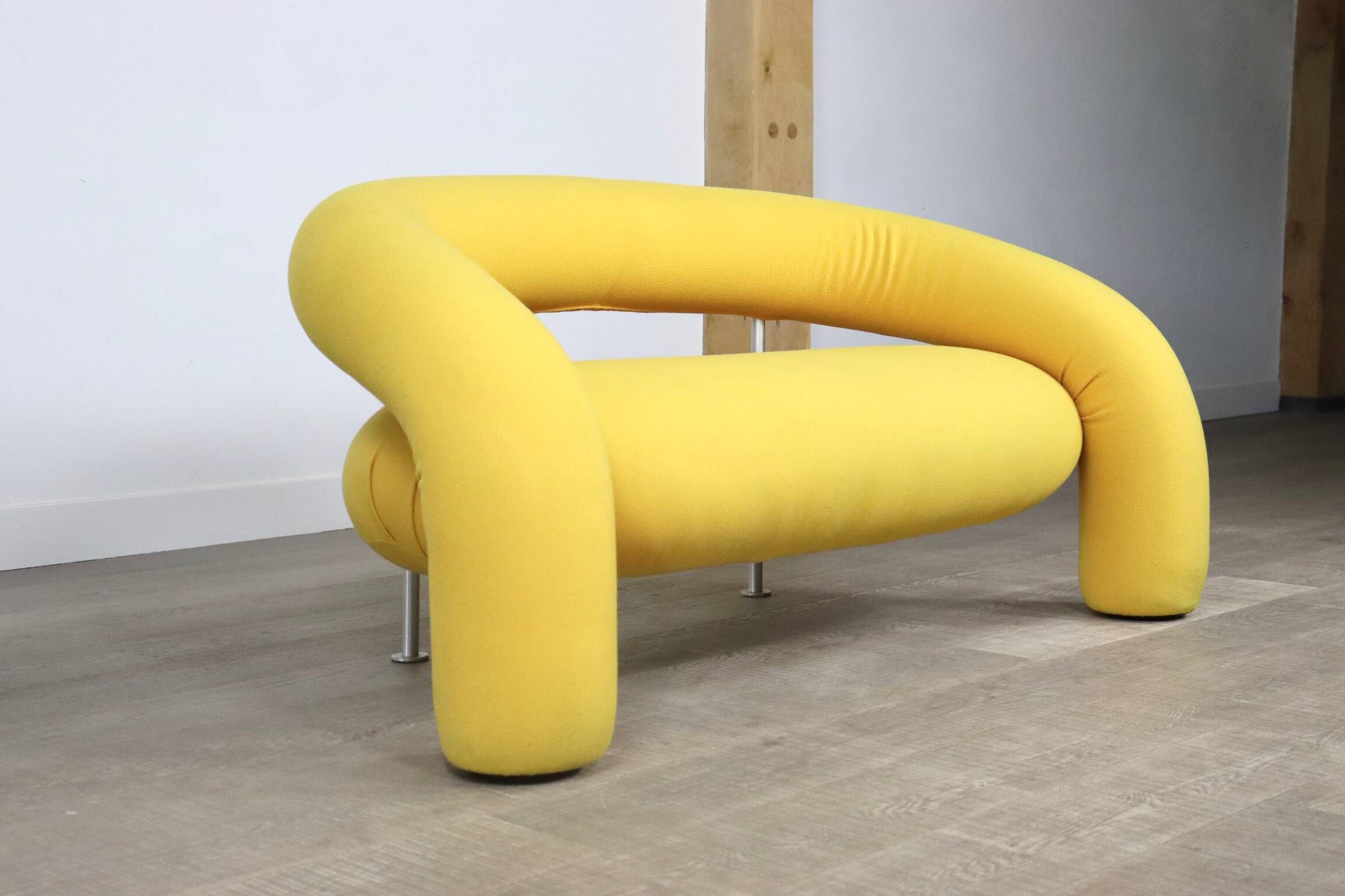 Sculptural Tube Sofa, Anna & Carlo Bartoli For Rossi Di Albizzate, Italy 1990s