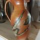 Jug / Vase in glazed terracotta, matte / glossy