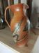 Jug / Vase in glazed terracotta, matte / glossy