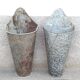 Zinc flower pot