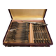 Silver plated cutlery set 89 pieces Roux Marquand