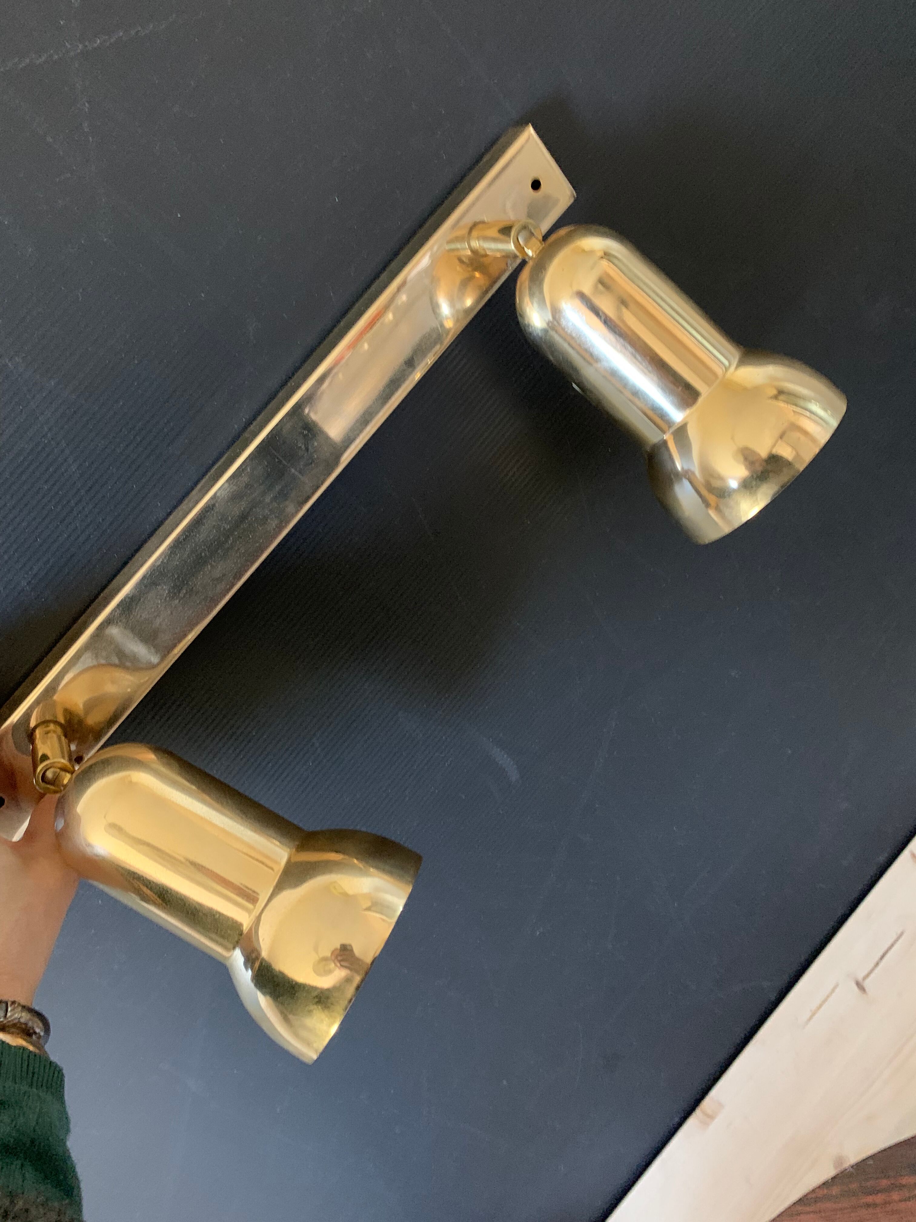 Wall lamp golden spots