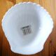 5 coupelles coquillage en opaline arcopal