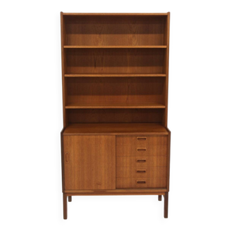 Scandinavian teak bookcase, Sweden, 1960