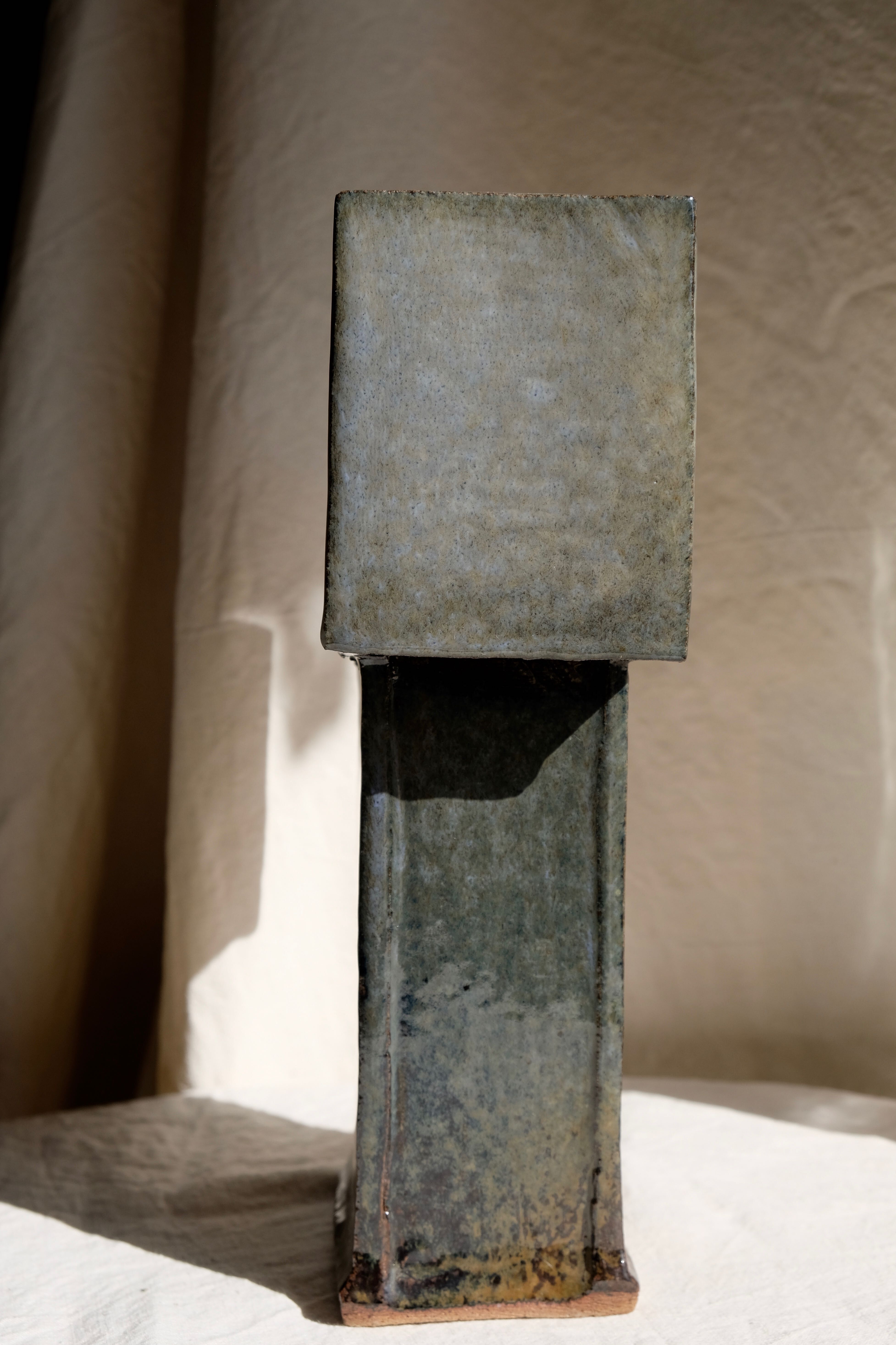 Japanese vase hanaire ikebana freeform mid century