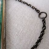 Bevelled barber mirror to hang